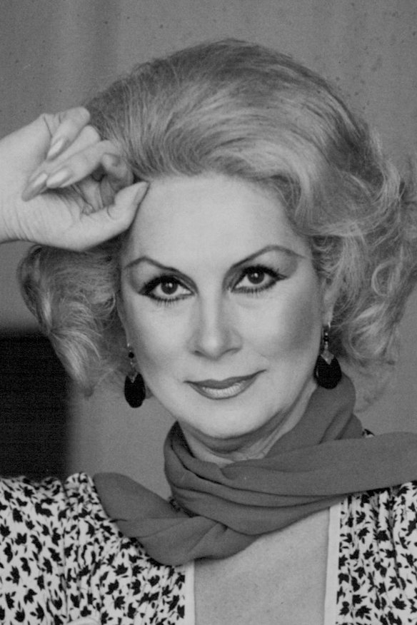 April Ashley, one of Britain’s most celebrated sex-change people, 1982.