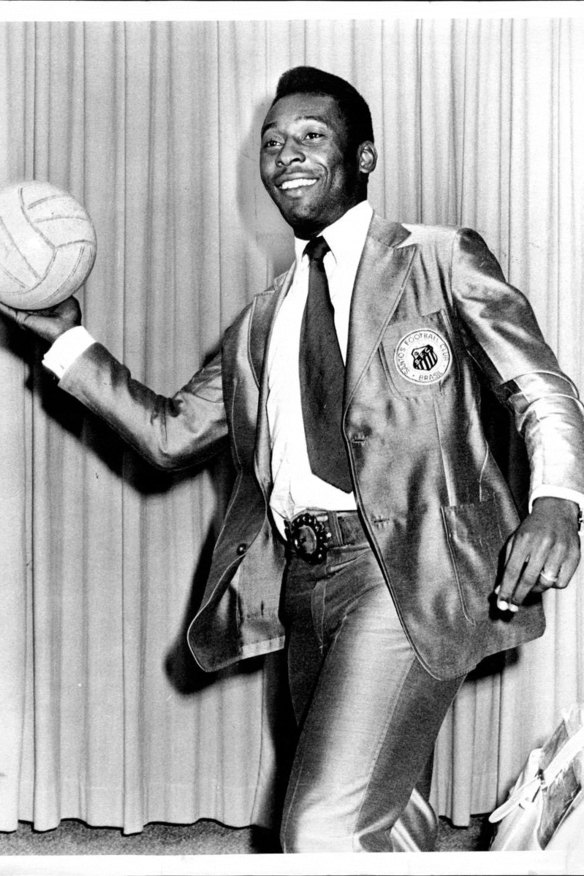 Pelé’s trip to Sydney was a whirlwind.