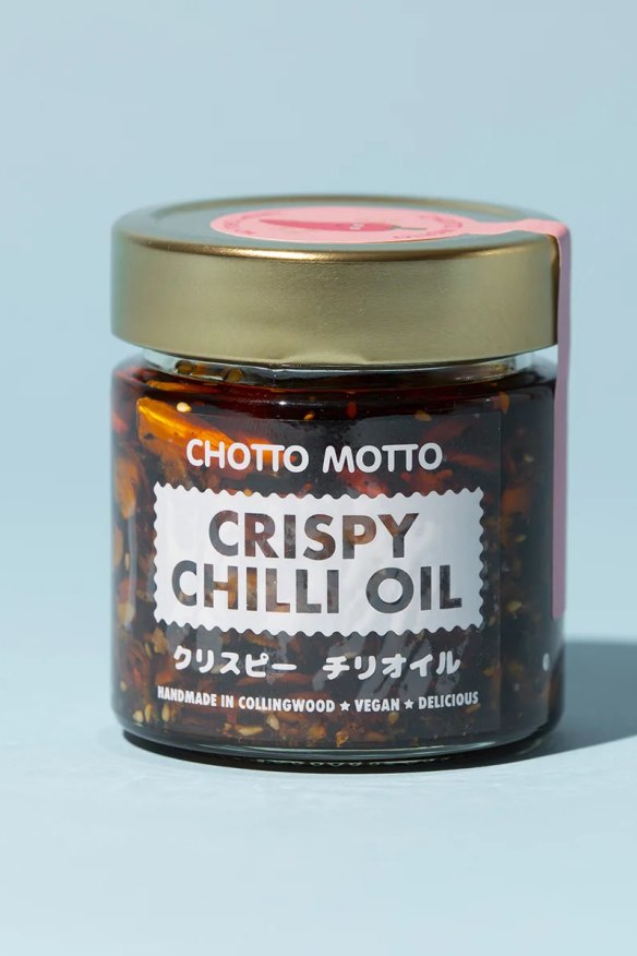Add Chotto Motto’s Crispy Chill Oil to your morning eggs, eat as a dipping sauce for dumplings, or as a base for noodles.