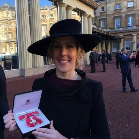 Smyth was awarded an MBE in 2013.