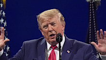 President Donald Trump speaks at Salute to America, an Independence Day event honoring the nation's 250th anniversary