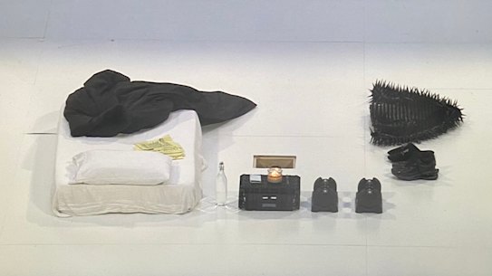 Kanye keeps a tidy bedroom. 