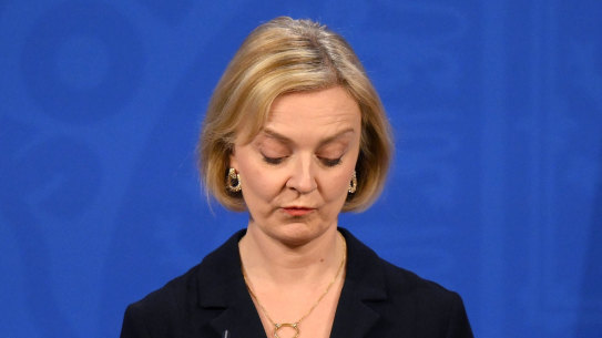 Britain’s Prime Minister Liz Truss 
