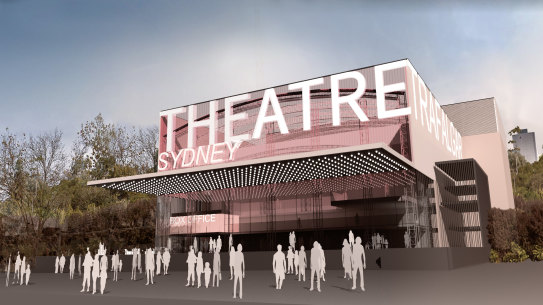 Artist’s impression of Trafalgar Entertainment’s pop up theatre.