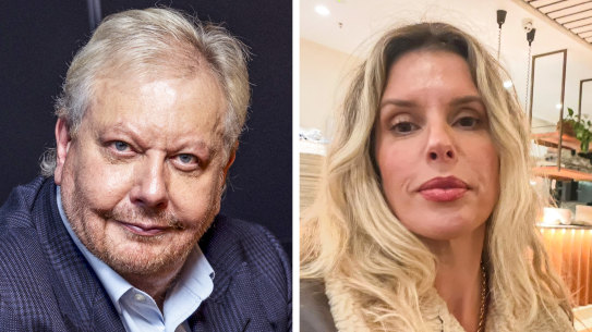 WiseTech Global founder Richard White and former employee Caroline Heidemann.