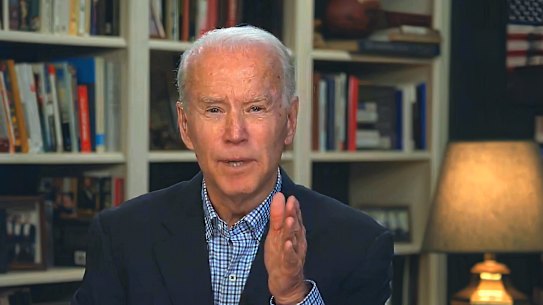 Democratic presidential candidate former Vice President Joe Biden.