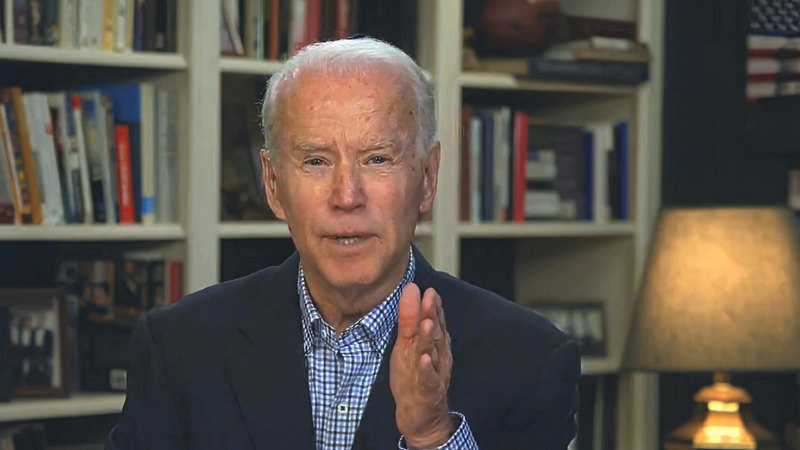 Joe Biden Backs Postal Vote Says Trump S Opposition Un American
