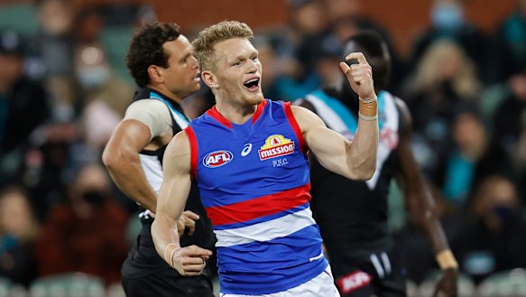 Adam Treloar had a real impact against the Power.