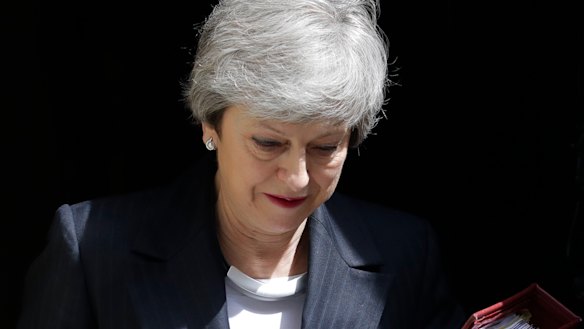 May had 'put the sofa up against the door', according to one Conservative party member.