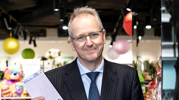 Number's up: Tabcorp CEO David Attenborough will step down in the first half of next year.  