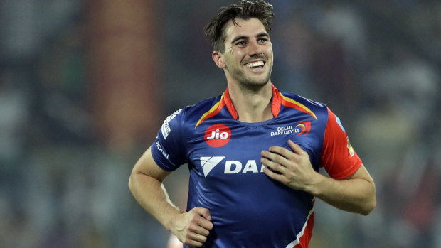 Pat Cummins playing for Delhi Daredevils in the IPL. He has signed record deal for an overseas player with Kolkata Knight Riders.