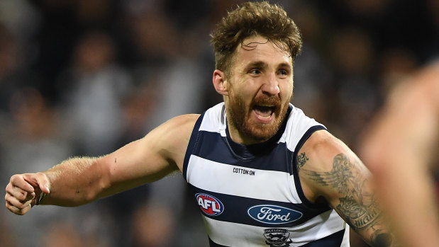 Geelong's Zach Tuohy is an irrepressible character.