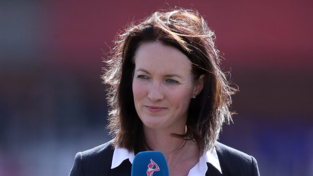 Alison Mitchell has been part of the new-look commentary for cricket this summer.