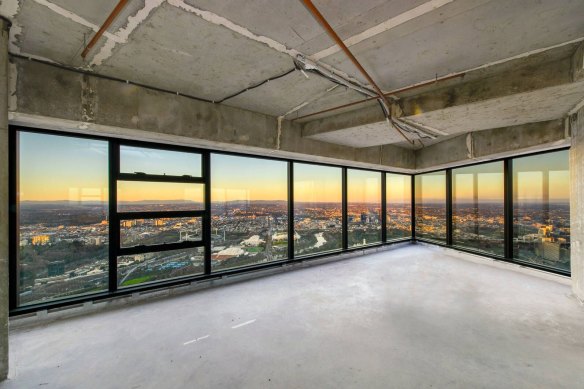 This empty shell apartment is for sale for $15 million.