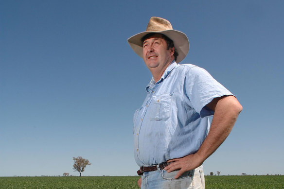 Ron Greentree is known as the biggest wheat farmer in the country. 