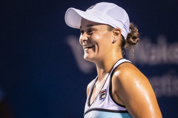 Ashleigh Barty is feeling relaxed and refreshed heading into the US Open.