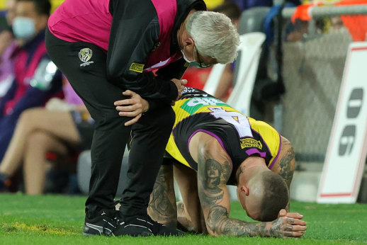 Richmond superstar Dustin Martin won’t play again in 2021.