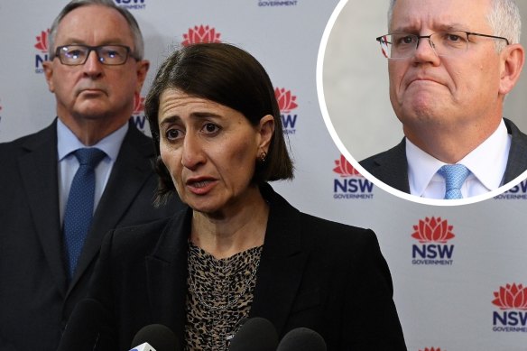 NSW Premier Gladys Berejiklian and NSW Health Minister Brad Hazzard are at odds with Prime Minister Scott Morrison over vaccine delays.