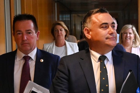 Right-hand man: Paul Toole will take over as the Deputy Premier of NSW following John Barilaro's four-week leave of absence.