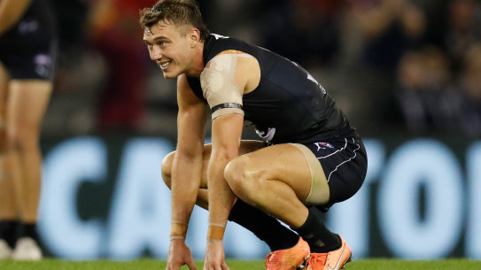 Patrick Cripps has been battling a back injury.