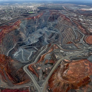 The Super Pit gold mine in Kalgoorlie is jointly run by Saracen and Northern Star.