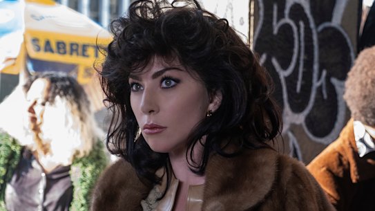 Lady Gaga as Patrizia Reggiani in House of Gucci.