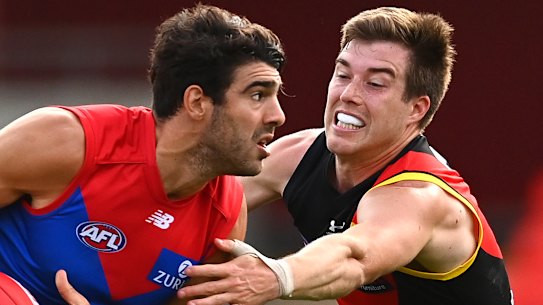 Best and fairest: Christian Petracca (left).