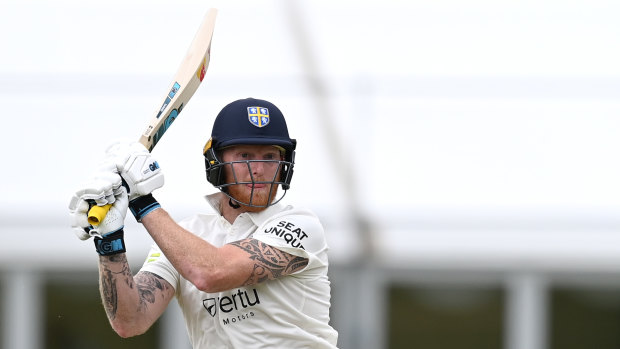 Real life Stick Cricket: Stokes smashes 17 sixes in comeback match