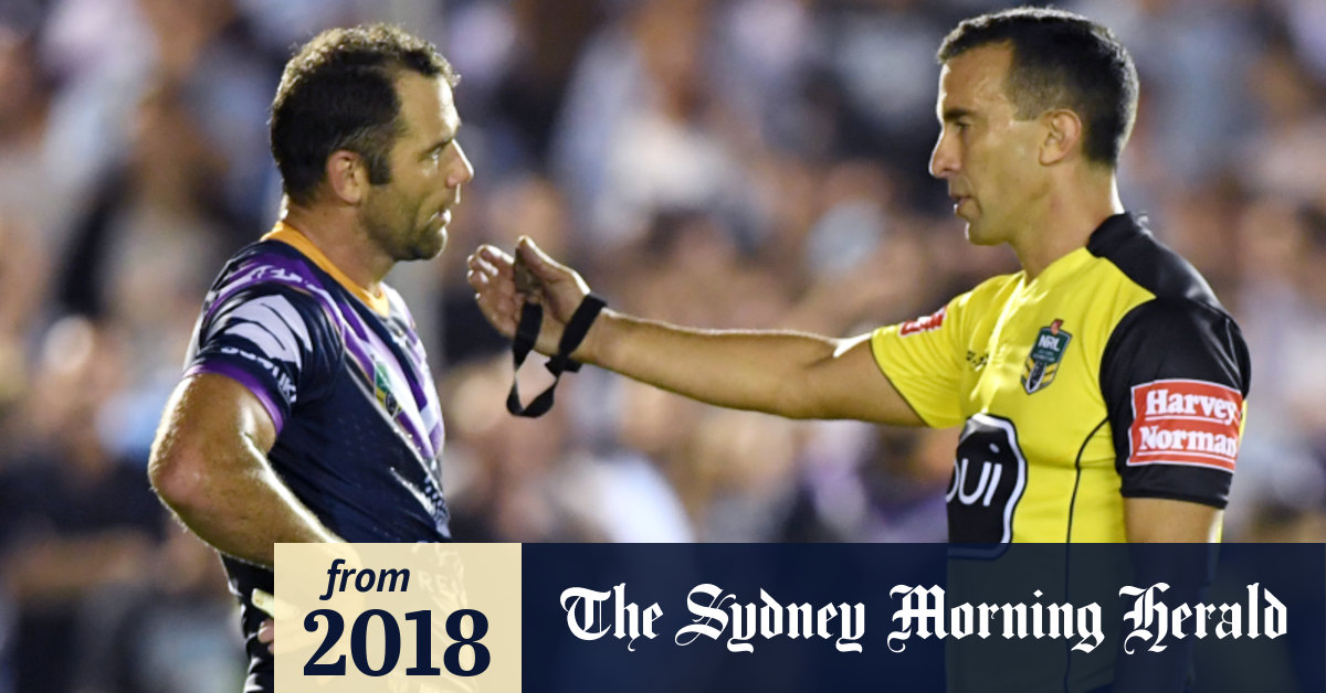 Nrl Cameron Smith To Make Quiet Return Against Cowboys
