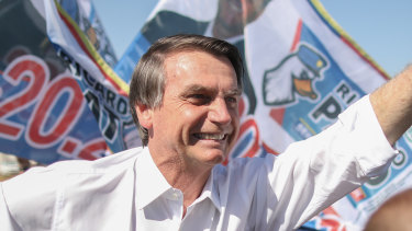 Jair Bolsonaro, presidential candidate for the Social Liberal Party.