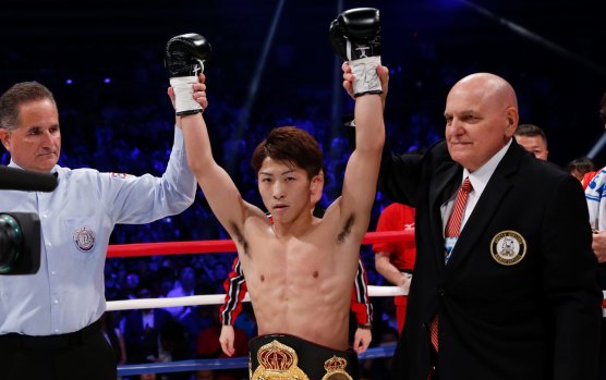 Naoya Inoue takes the WBA world bantamweight title off Jamie McDonnell in 2018. He's yet to lose.