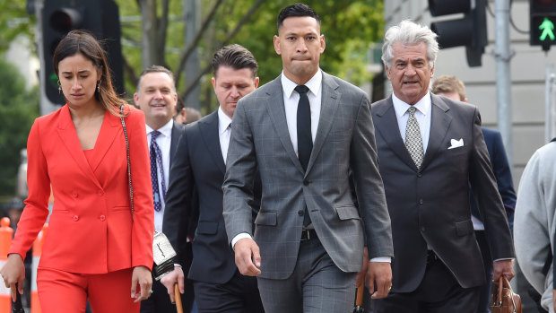 Israel Folau and Rugby Australia have settled out of court and wished each other well. 