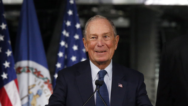 Democratic presidential candidate and former New York mayor Mike Bloomberg.