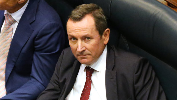 West Australian Premier Mark McGowan on the floor of WA's Legislative Assembly the government's euthanasia legislation passes parliament.