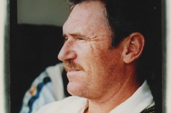 Allan Border during the 1993 Ashes tour.