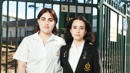 Randwick Girls and Randwick Boys High schools are merging. Current students at Randwick Girls Highschool vice-captain Amy Simmonds