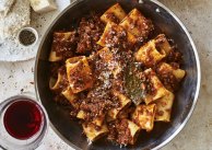 Karen MartiniÂ recipe :

Ragu alla Bolognese
Photograph by William Meppem (photographer on contract, no restrictions)