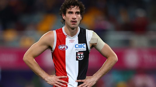 St Kilda spearhead Max King.