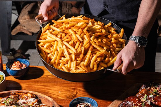 On Friday's, indulge in a $65 all-you-can-eat Southern feast at Bluestone American Barbecue, including twice-cooked fries dusted with smoked paprika.