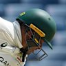 Usman Khawaja struggled in the series.