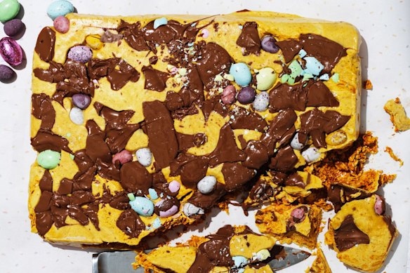 Easter egg honeycomb.