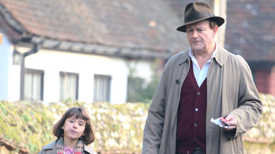 Hugh Bonneville, here with Darcey Ewart, is almost universally adored for being British and cuddly.