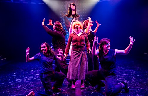A scene from the Bell Shakespeare production of Mackenzie, a reimagining of Macbeth.