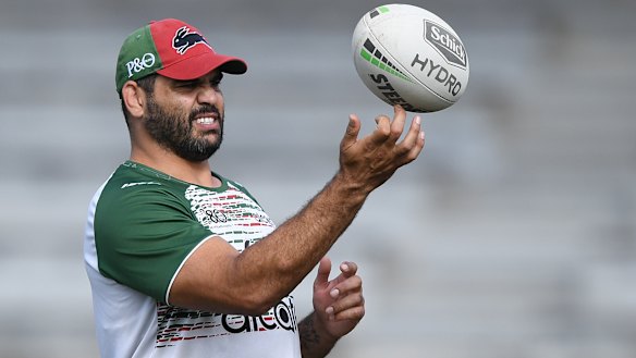 Comeback trail: South Sydney have named Greg Inglis in the hope he recovers from a shoulder injury.