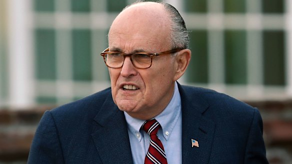 Former US attorney-general and mayor of New York Rudy Giuliani  is now on Trump's legal team.