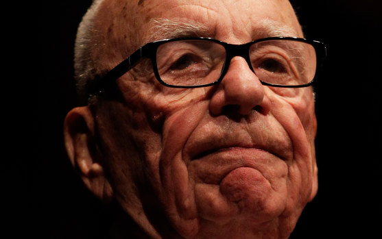 Rupert Murdoch lends a helping hand.