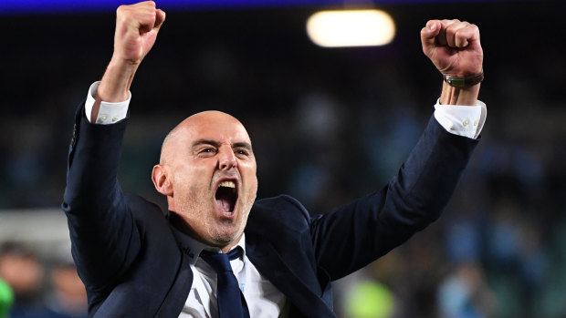 Fired up: Kevin Muscat used the taunts of Sydney FC as motivation for his side.
