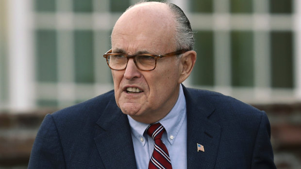 Former US attorney-general and mayor of New York Rudy Giuliani  is now on Trump's legal team.