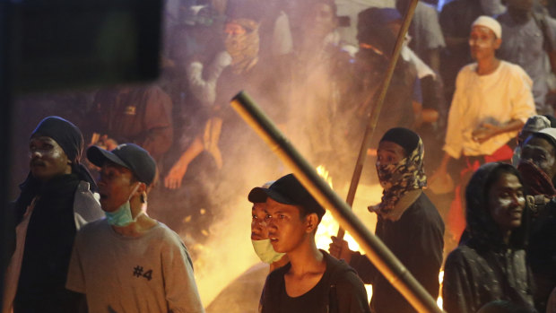 Islamic State militants involved in Jakarta riots, say Indonesian police