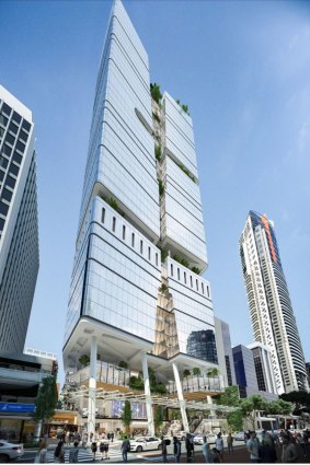 A 40-storey commercial tower has been proposed for Queen Street in Brisbane CBD.